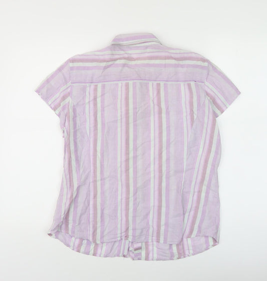 Maine New England Women's Multicoloured Button-Up Shirt Size 16