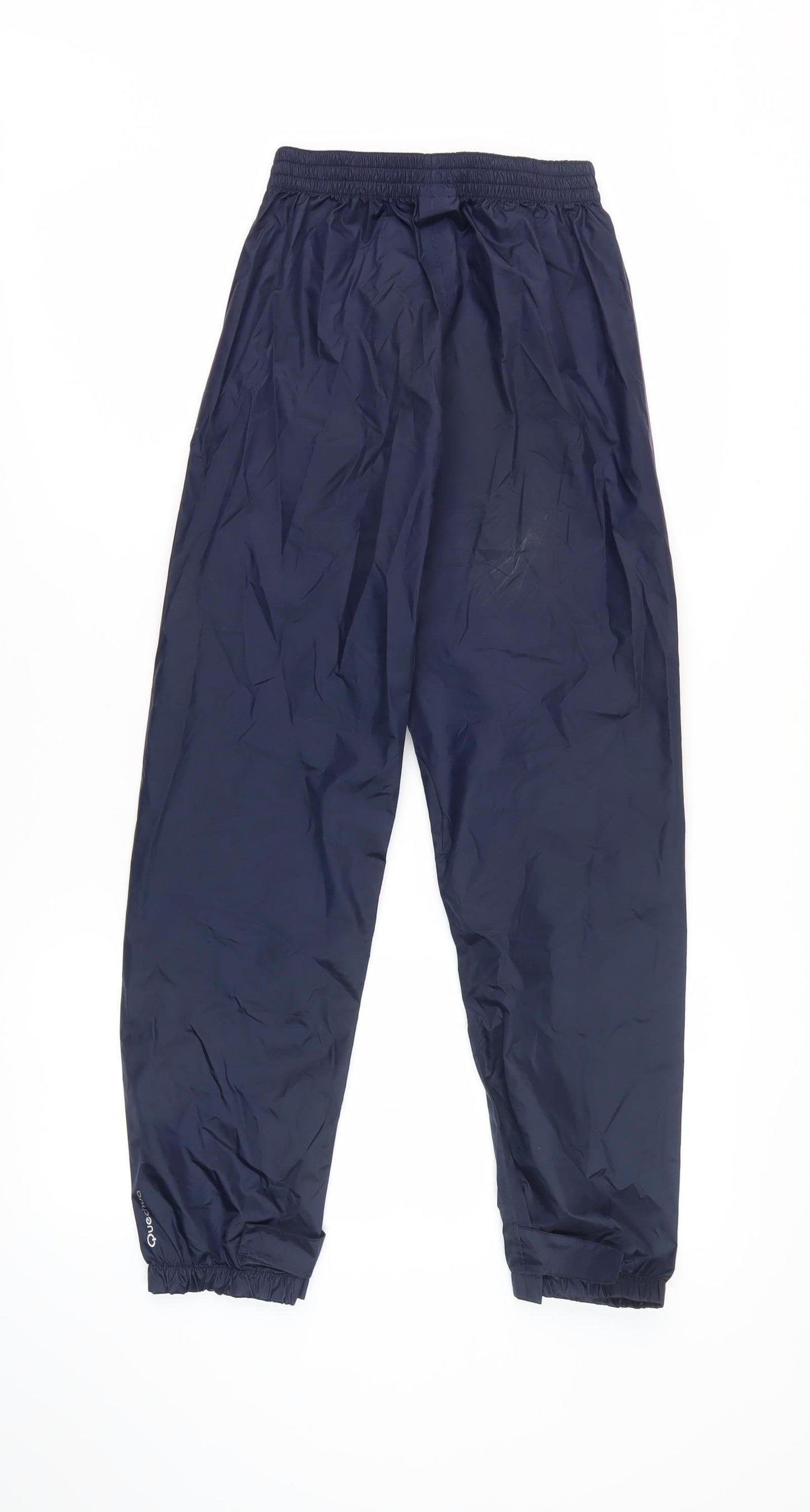 Quechua Boys Blue Rain Trousers Size 12 for Hiking