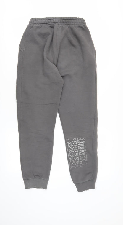 Unisex MP Grey Jogger Trousers XS Elastic Waist