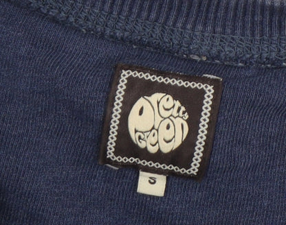 Mens UK Size S Pretty Green Blue Pullover Sweatshirt