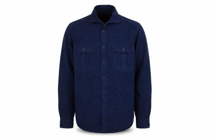Camicissima Men's Blue Button-Up Shirt, Long Sleeve, Size 39