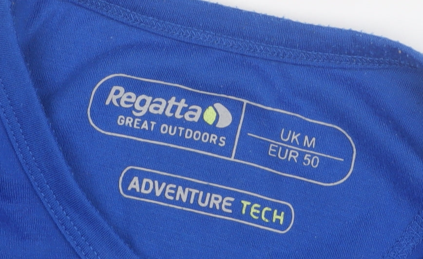 Regatta Men's Blue Graphic Outdoor T-Shirt M