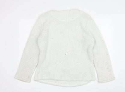 Harry Potter Teens White Fleece Pyjama Top 2XS