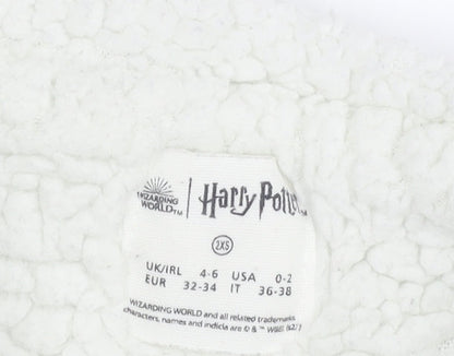 Harry Potter Teens White Fleece Pyjama Top 2XS