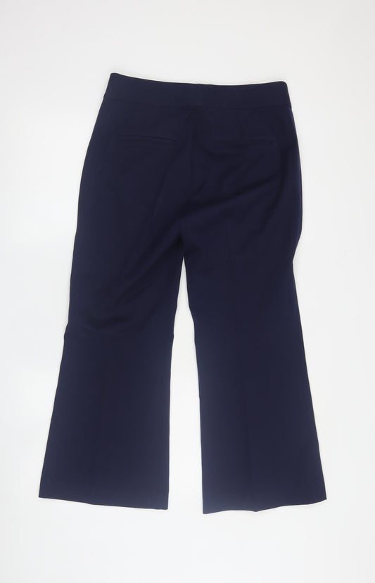 ASOS DESIGN Women's Black Flared Trousers Size 6