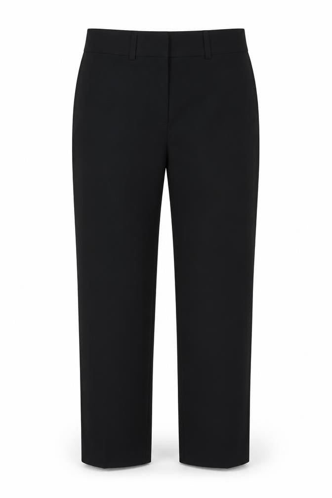 Womens UK Size XS ASOS DESIGN Regular Fit Casual Workwear Black Trousers