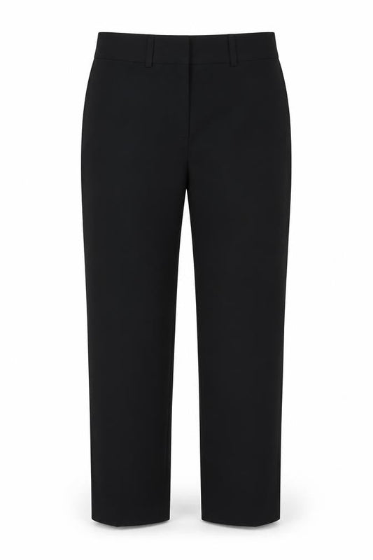 Womens UK Size XS ASOS DESIGN Regular Fit Casual Workwear Black Trousers