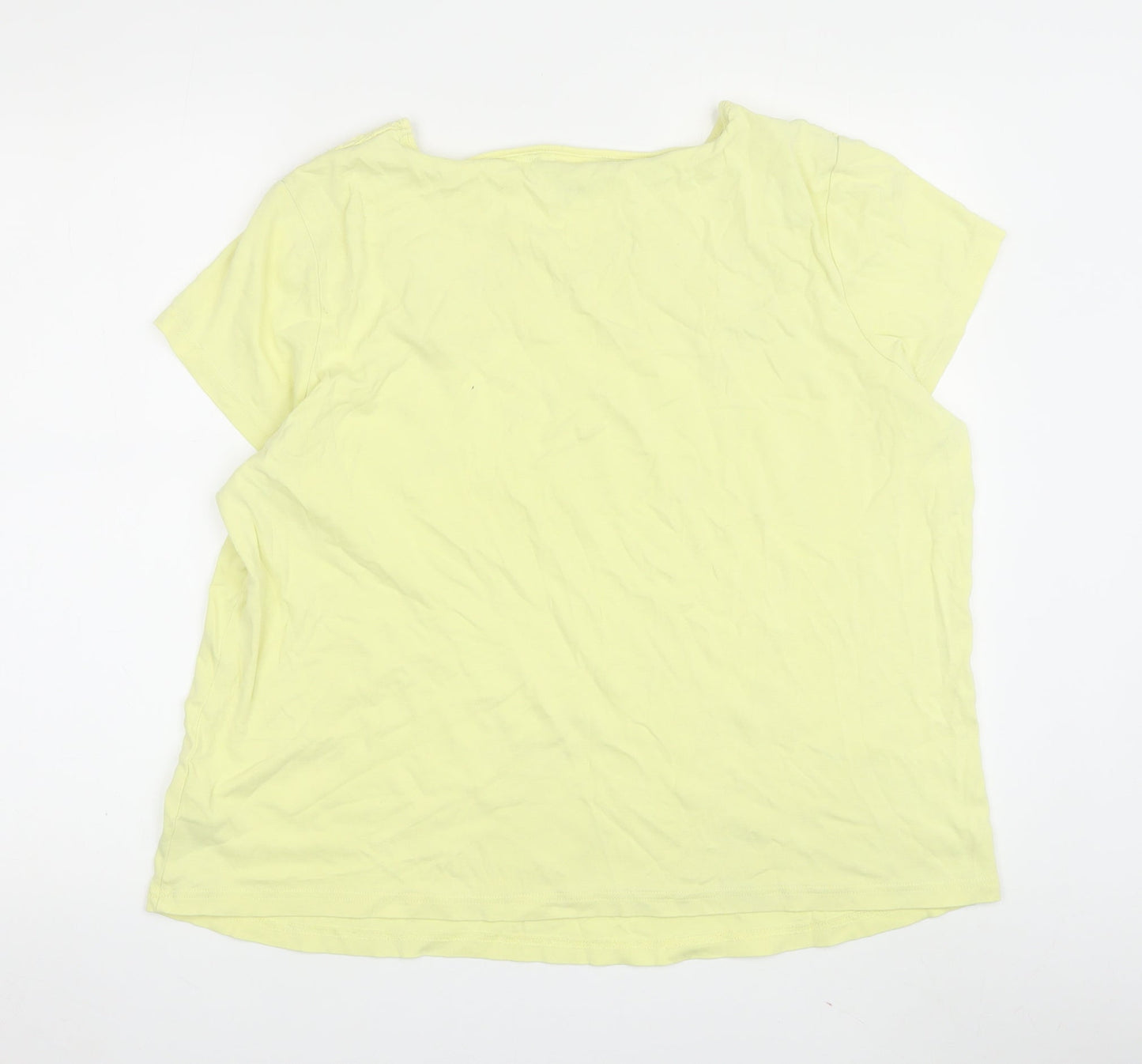 Maine New England Women's Yellow T-Shirt Size 22