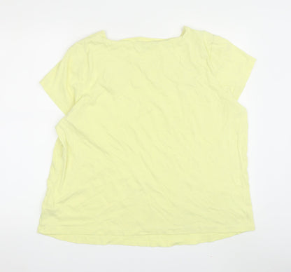 Maine New England Women's Yellow T-Shirt Size 22