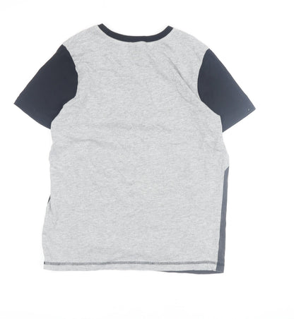 George Boys Batman Graphic T-Shirt Grey Black 11-12 Yrs