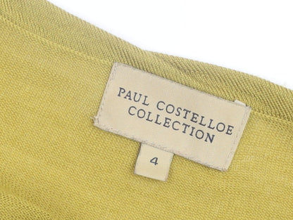 Paul Costelloe Women's Green 3/4 Sleeve Cardigan Size 4