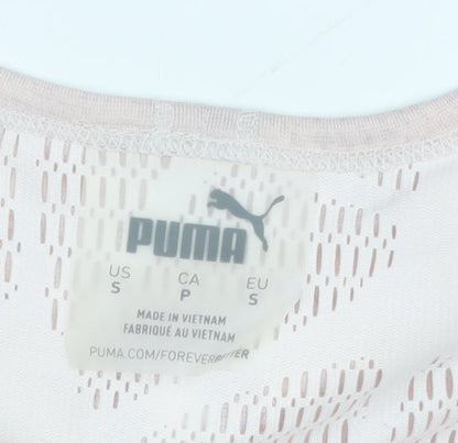 Puma Women's Pink Sleeveless Activewear Tank Size S