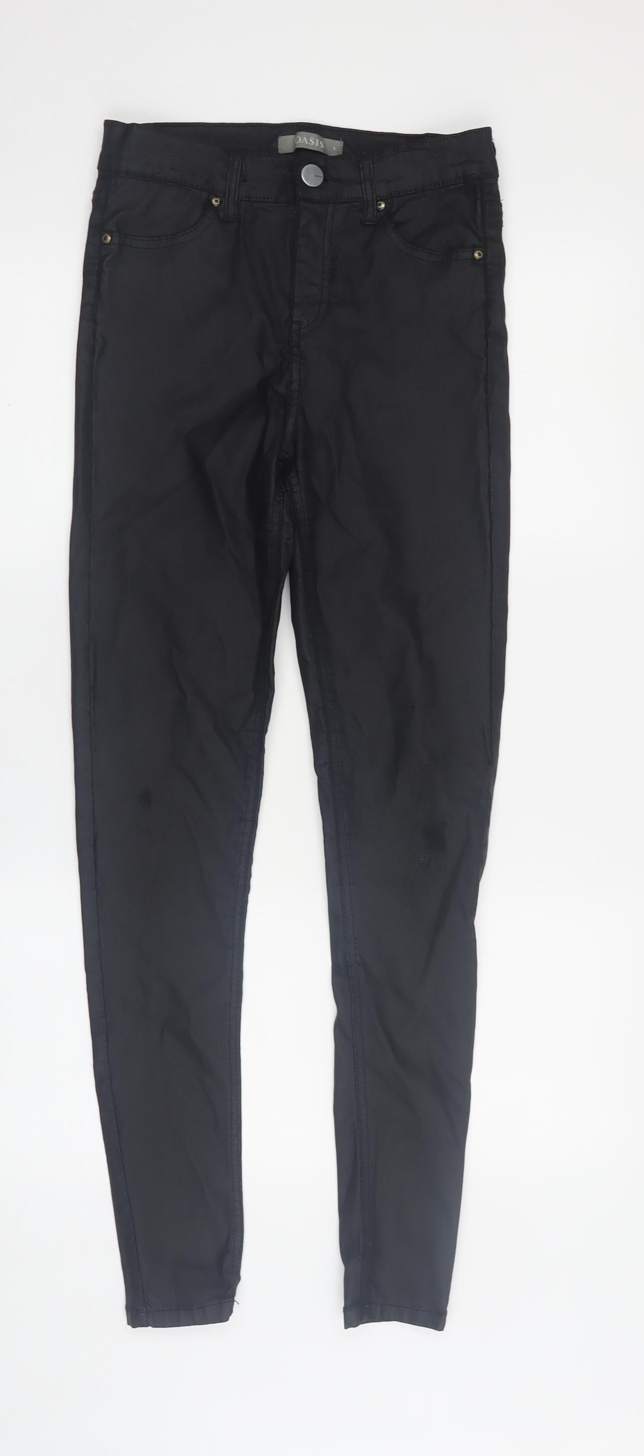 Womens UK Size 8 Oasis  Jegging Black Trousers