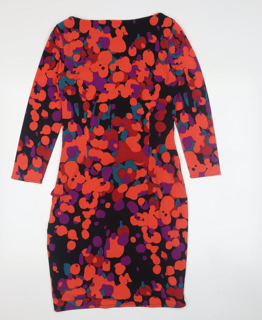 Coast Women’s Multicoloured Dress Size 8 V-Neck