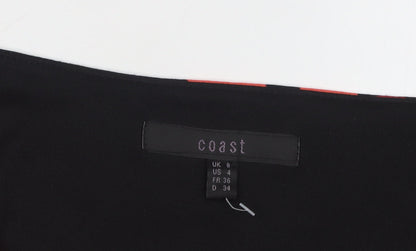 Coast Women’s Multicoloured Dress Size 8 V-Neck