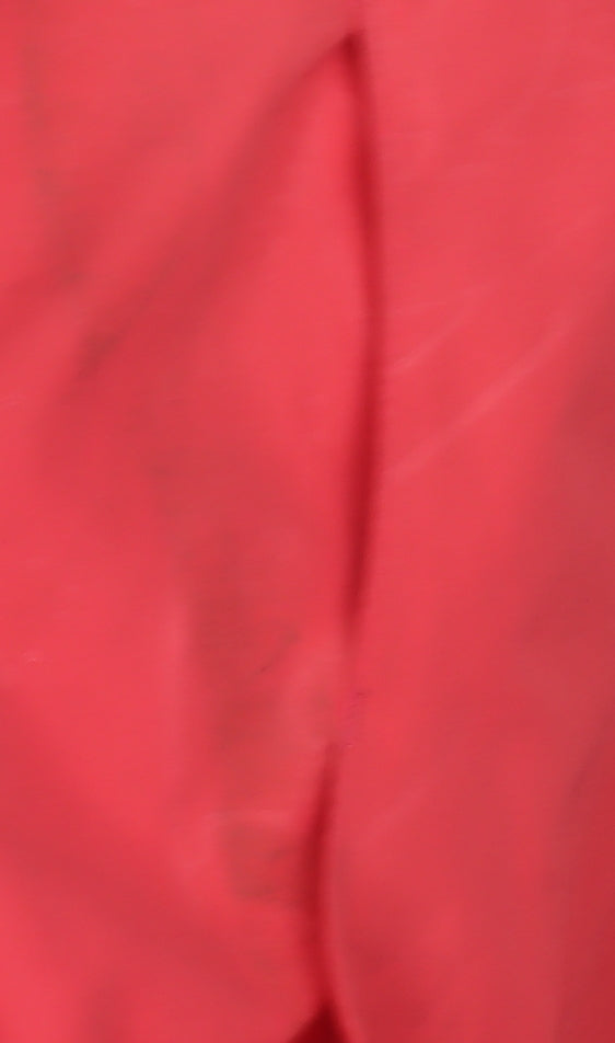 Asics Men's Red Windbreaker Jacket Size M