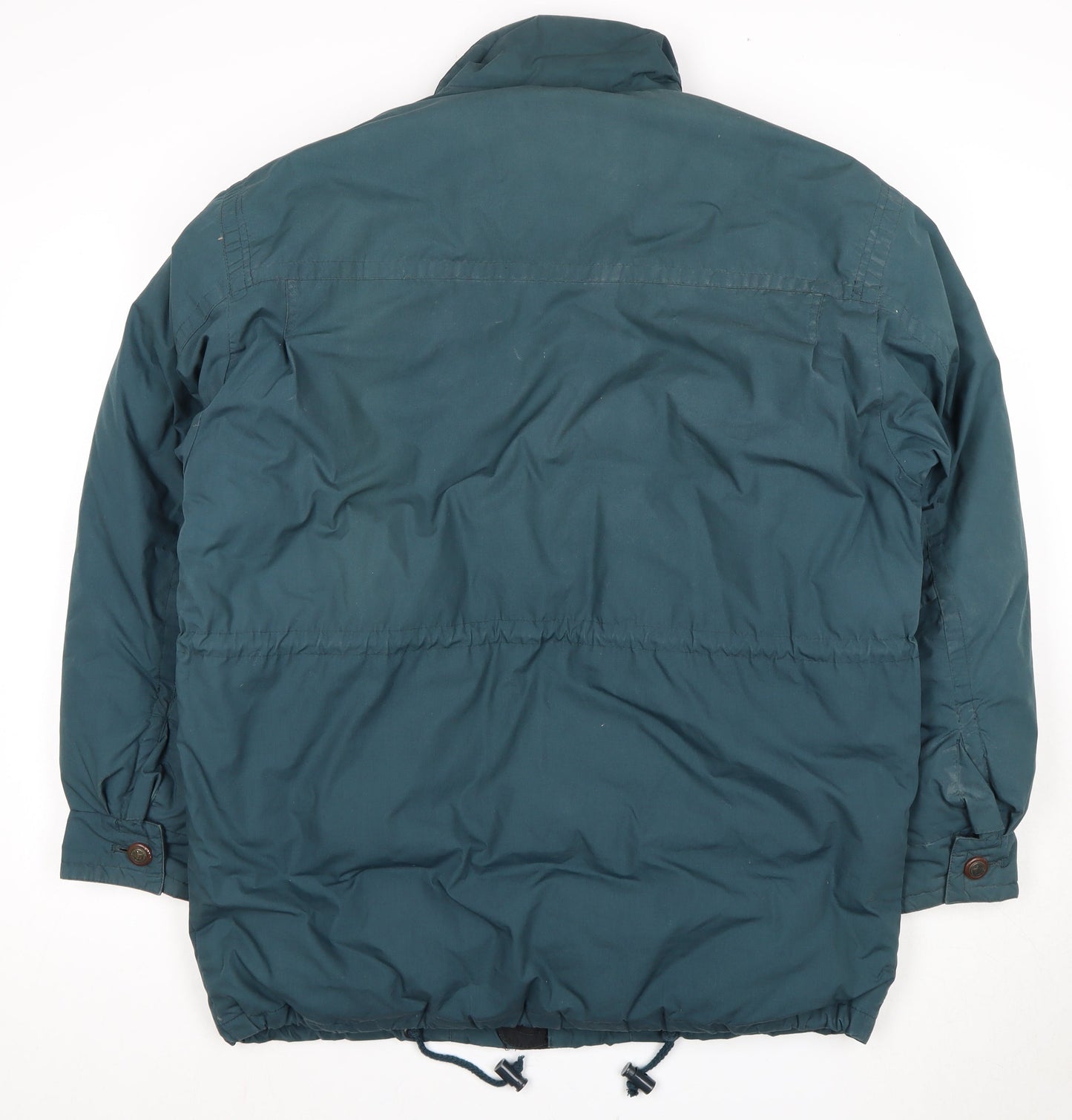 Down Green Unisex Parka Jacket M - Winter Insulated Casual