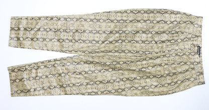 Womens UK Size 12 PRETTYLITTLETHING   Beige Trousers