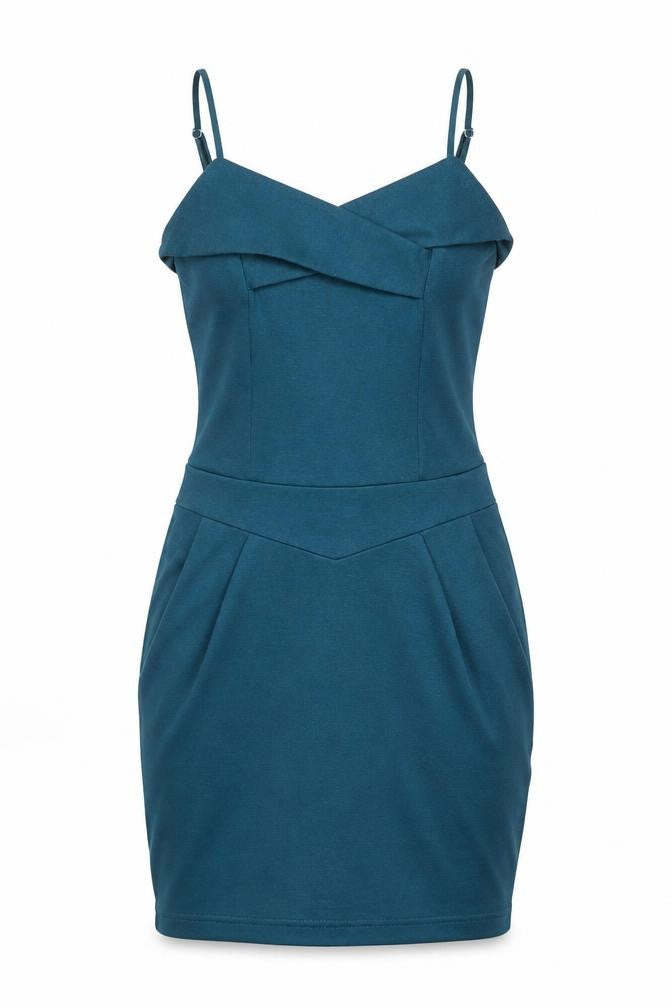 Vero Moda Women's Blue Sleeveless Dress Size 8