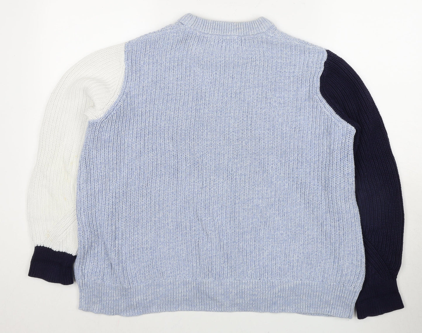 Womens UK Size L Marks and Spencer Blue Pullover Jumper