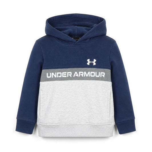 Under Armour Boys Blue Grey Pullover Hoodie 3-4 Years