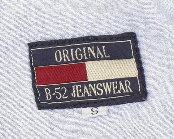 Original B-52 Jeanswear Men's Blue Denim Shirt Size S