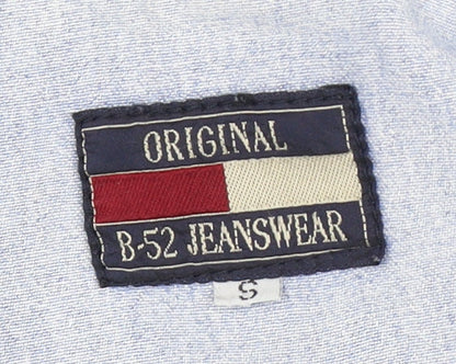 Original B-52 Jeanswear Men's Blue Denim Shirt Size S