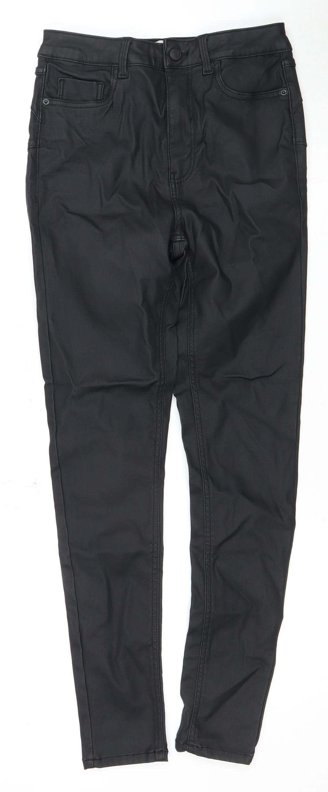 New Look Women's Black Skinny Trousers Size 10