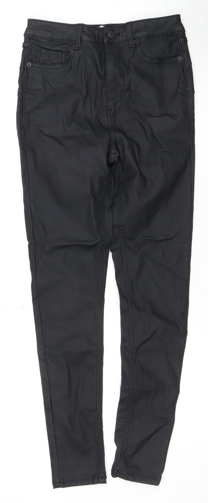 New Look Women's Black Skinny Trousers Size 10