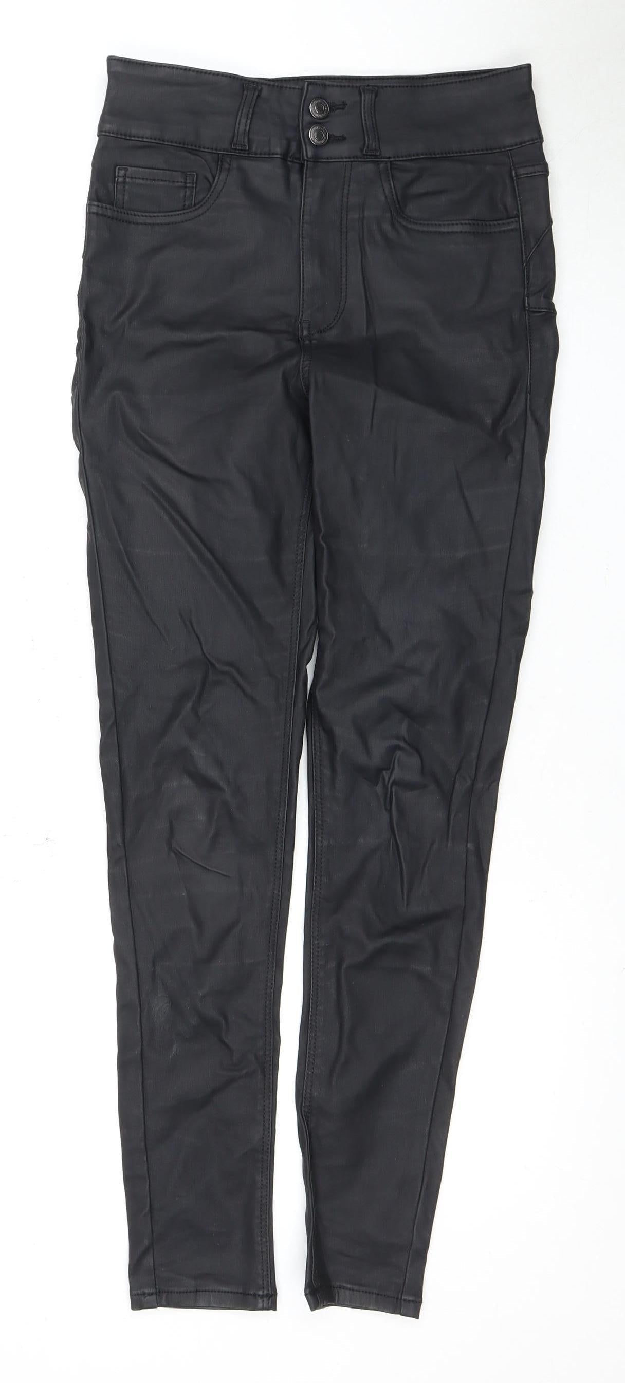 New Look Women's Black High Skinny Trousers Size 10