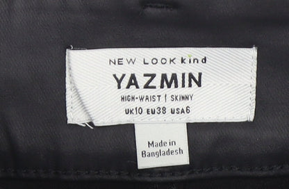 New Look Women's Black High Skinny Trousers Size 10