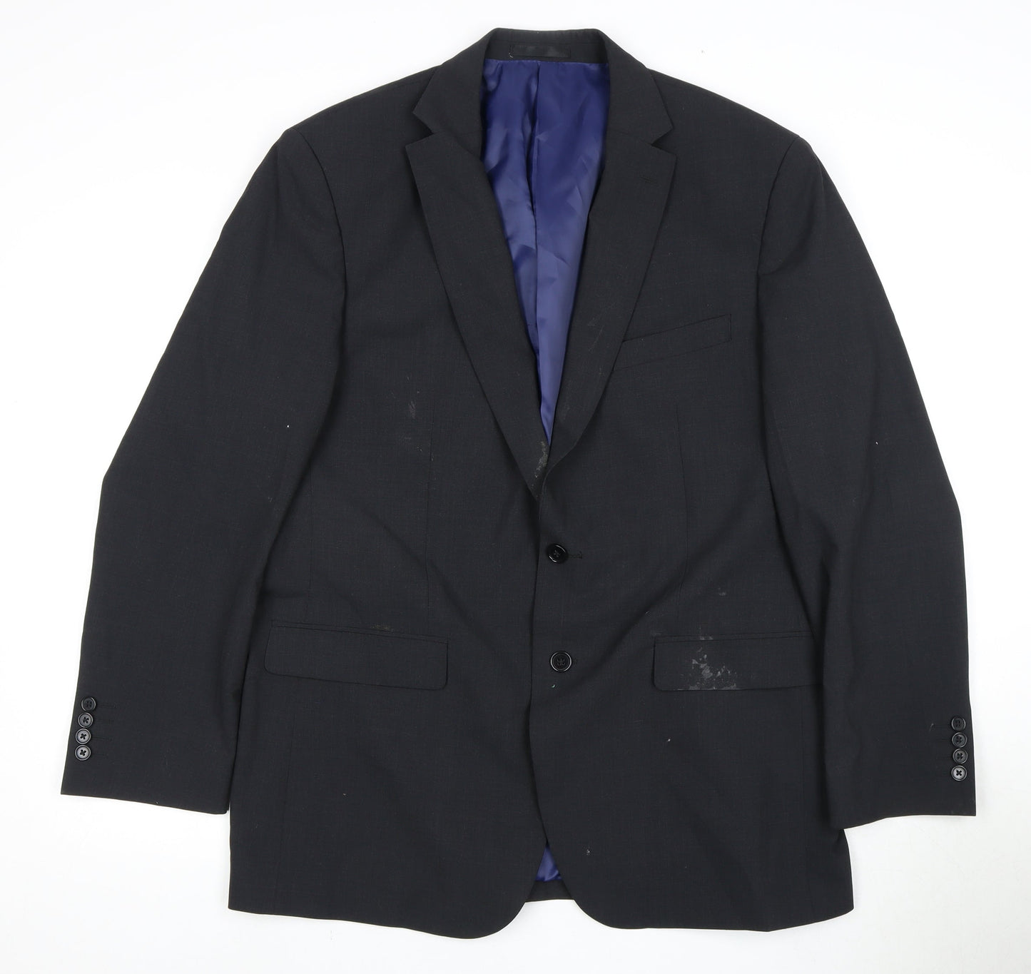 Mens UK Size 44 Greenwoods Regular Black Suit Jacket