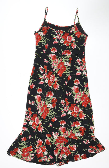 AMARANTO Women's Multicoloured Floral Dress, Size 12