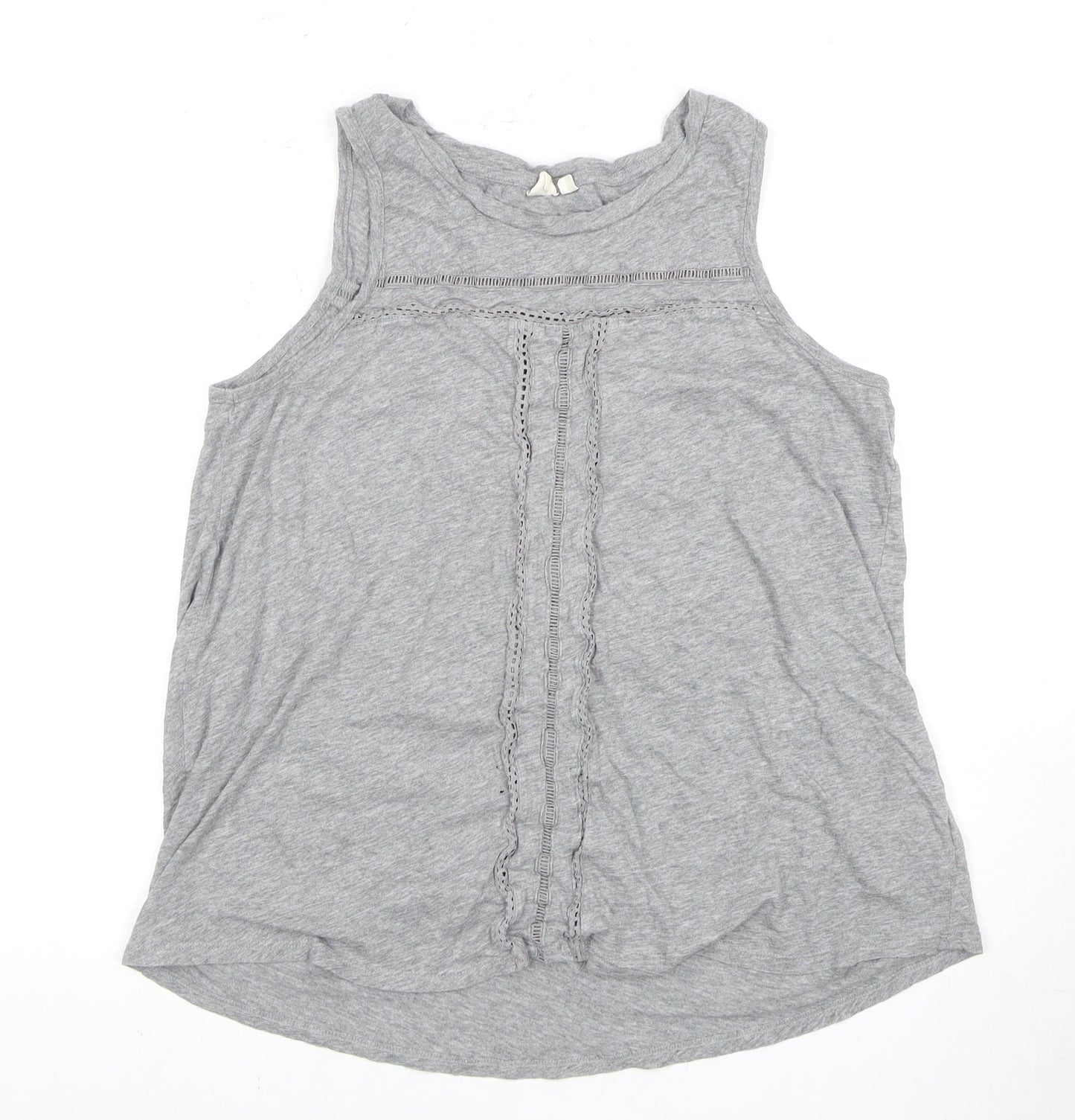 Womens UK Size M Gap Grey Basic Tank