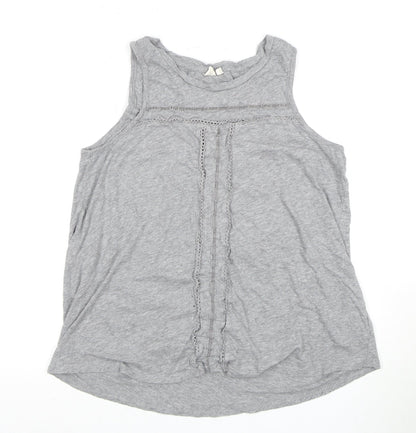 Womens UK Size M Gap Grey Basic Tank