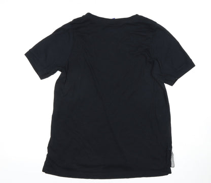 Nike Unisex Black T-Shirt M Casual Crew Neck