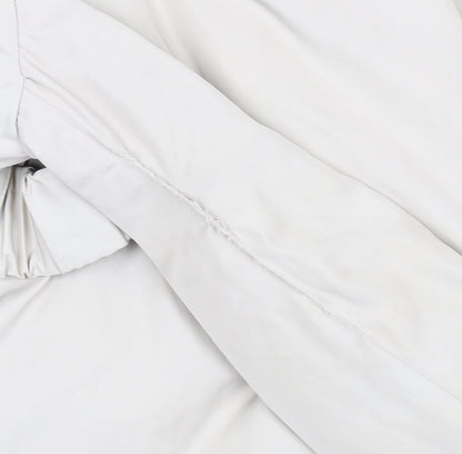 Rocha John Rocha Woman's Beige Hooded Parka Coat, Size 22