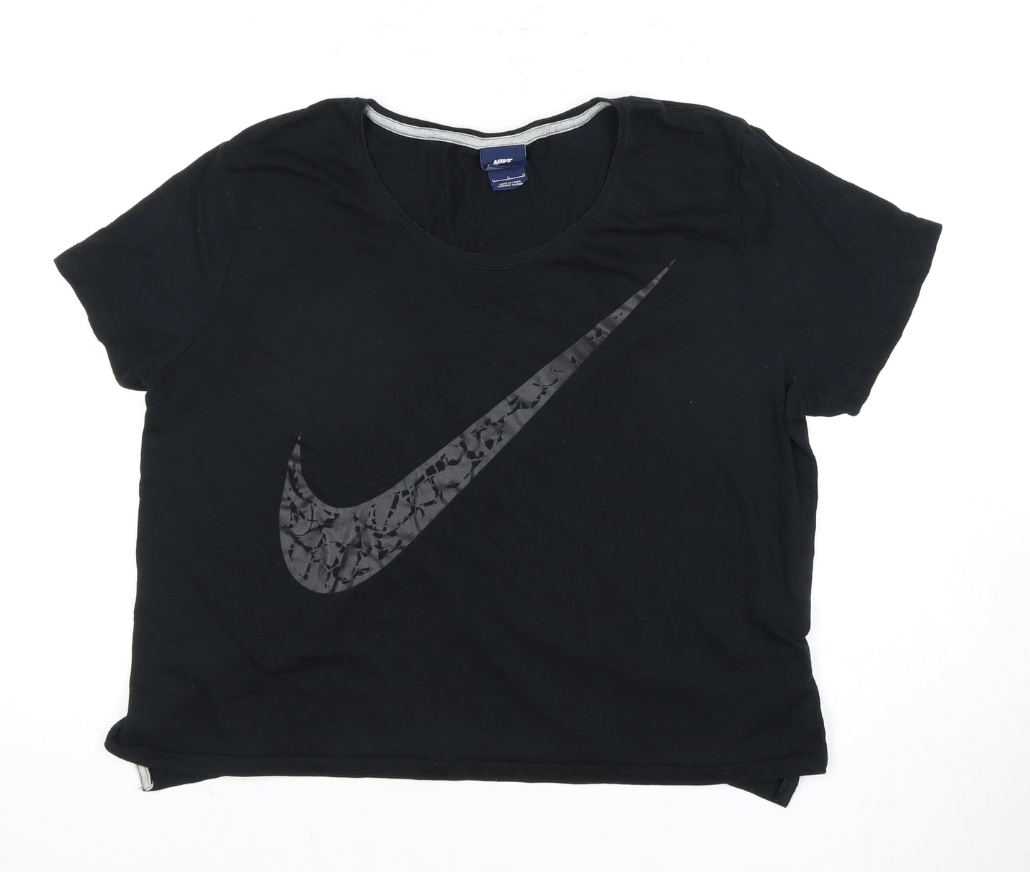 Nike Women's Black Crew Neck T-Shirt Size M Casual Wear