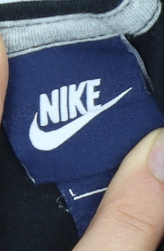 Nike Women's Black Crew Neck T-Shirt Size M Casual Wear