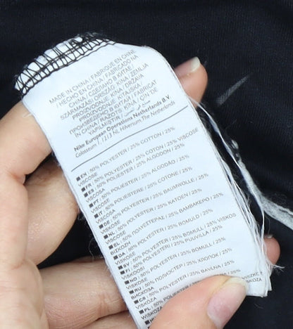 Nike Women's Black Crew Neck T-Shirt Size M Casual Wear