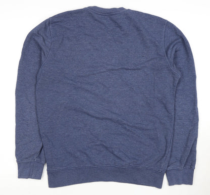 Mens UK Size M Champion Blue Pullover Sweatshirt