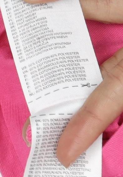 Reebok Girls Pink T-Shirt 4 Years - Casual Sporty Style