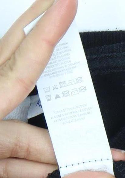Unisex Adults UK Size S NASA Black Basic T-Shirt