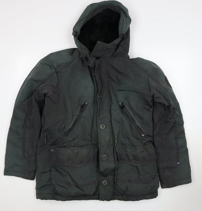 Mens UK Size 48 Strellson Swiss Cross Green Basic Jacket