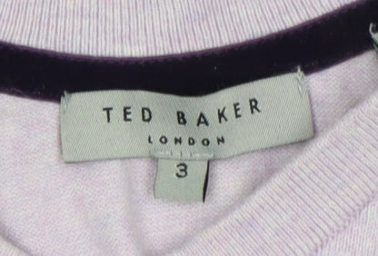 Ted Baker Men's Pink V-Neck Pullover Jumper M