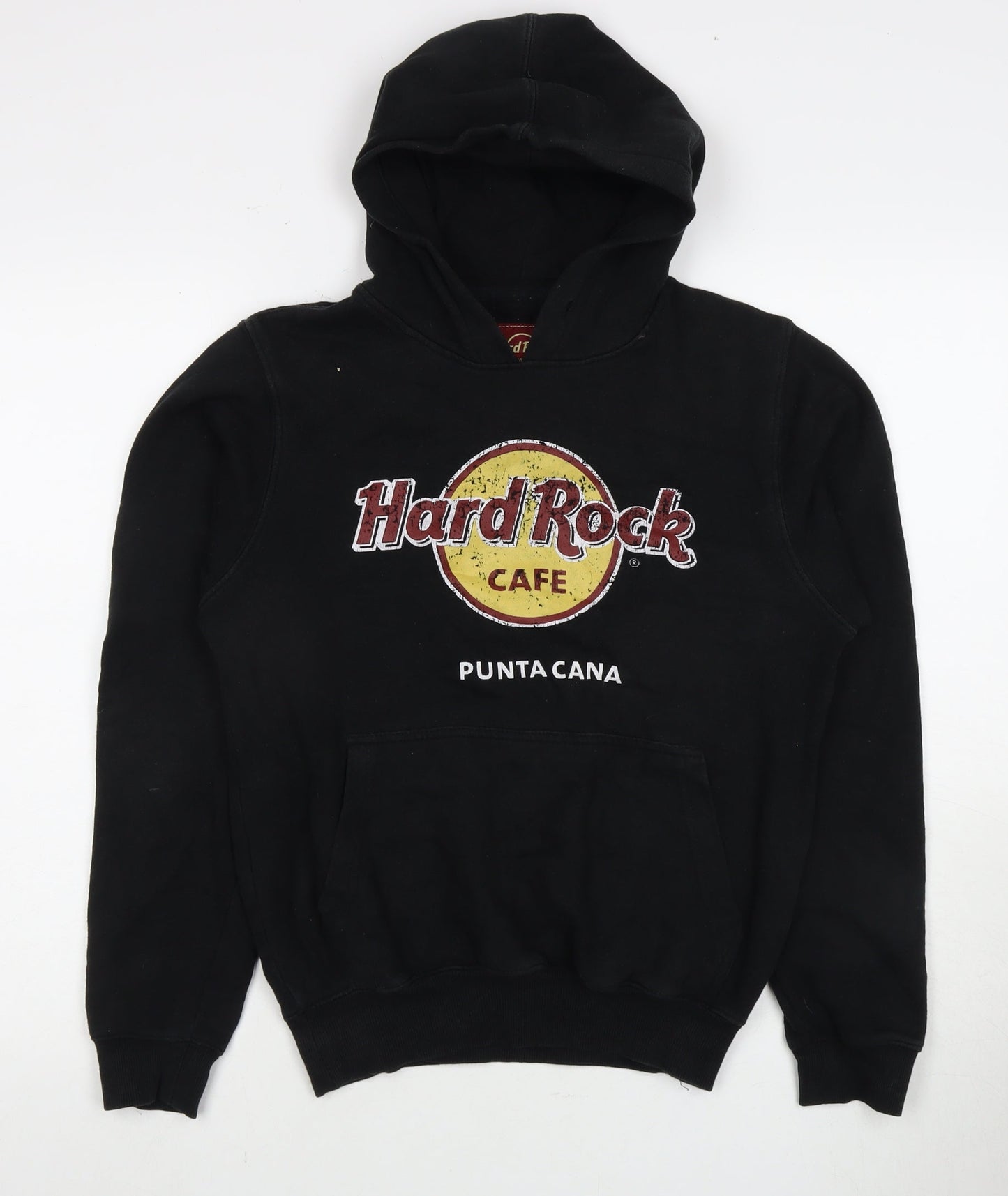 Mens UK Size S Hard Rock Cafe Black Pullover Hoodie