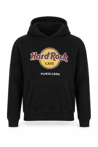 Mens UK Size S Hard Rock Cafe Black Pullover Hoodie