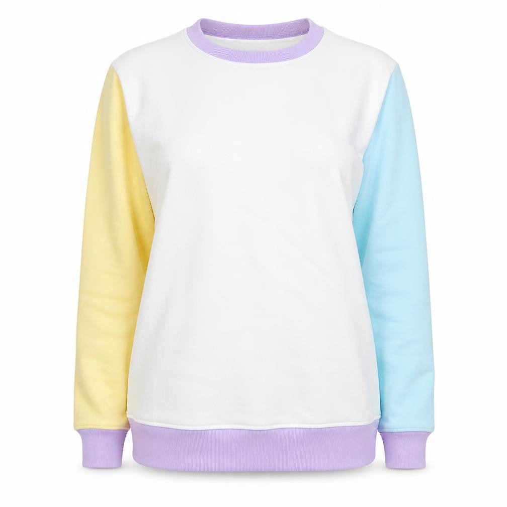 Womens UK Size XS Lands' End Multicoloured Pullover Sweatshirt