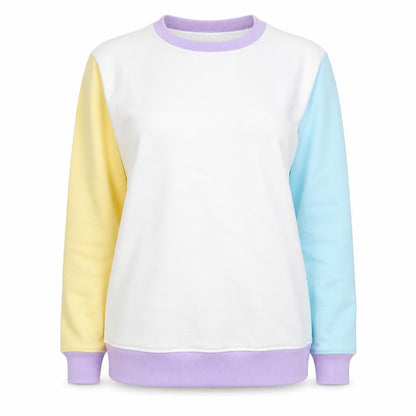 Womens UK Size XS Lands' End Multicoloured Pullover Sweatshirt