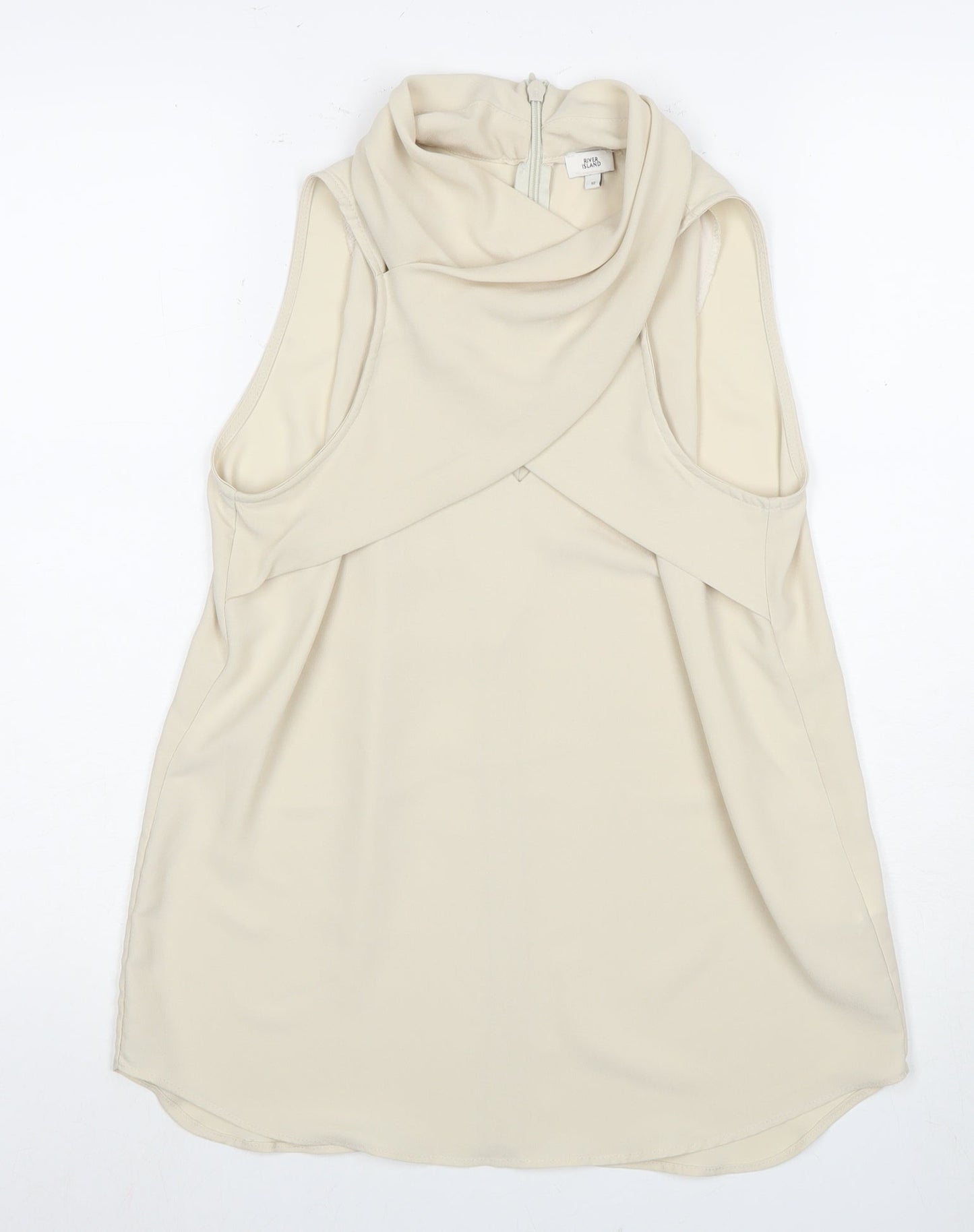 Womens UK Size 12 River Island Beige  Blouse